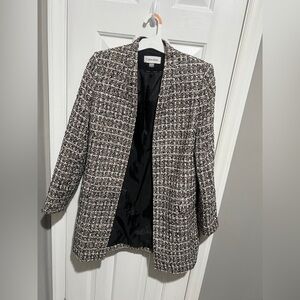 Calvin Klein Women's Monochrome Tweed Blazer